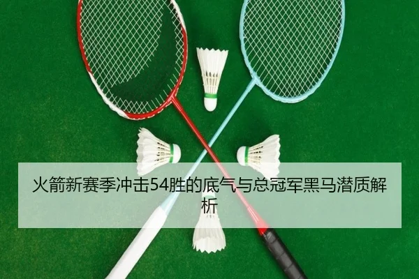 火箭新赛季冲击54胜的底气与总冠军黑马潜质解析（XINGKONGSPORTS）